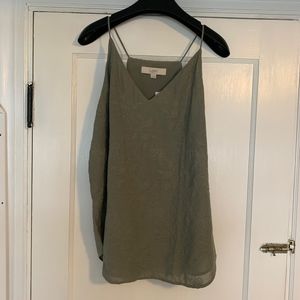 NWT - LOFT - Tank Top - Green